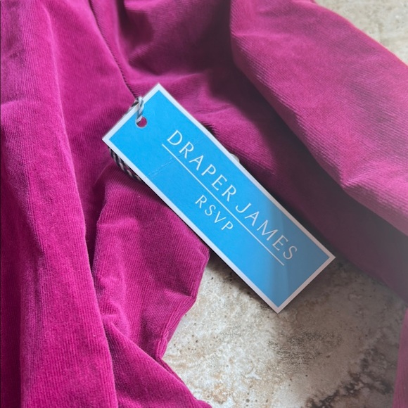 Draper James Fuchsia Long Sleeve Dress - Picture 2 of 5